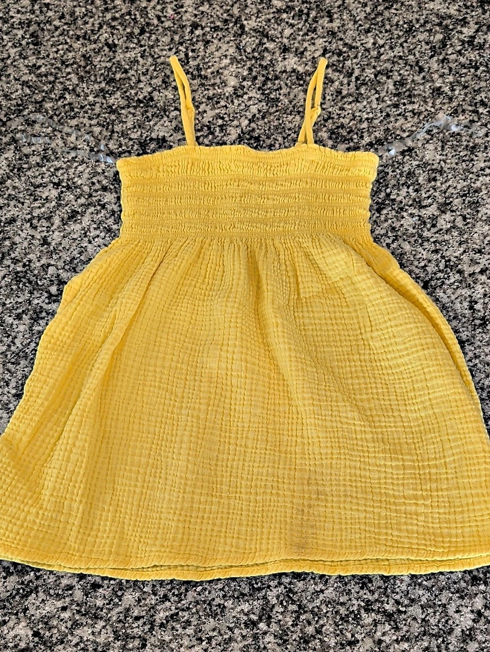 Wonder Nation Girls Sundress in Yellow Size Medium (8)